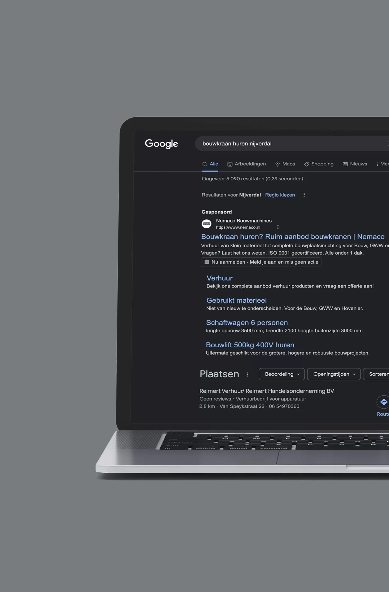 Dashboard met winstgestuurde campagnedata op een scherm