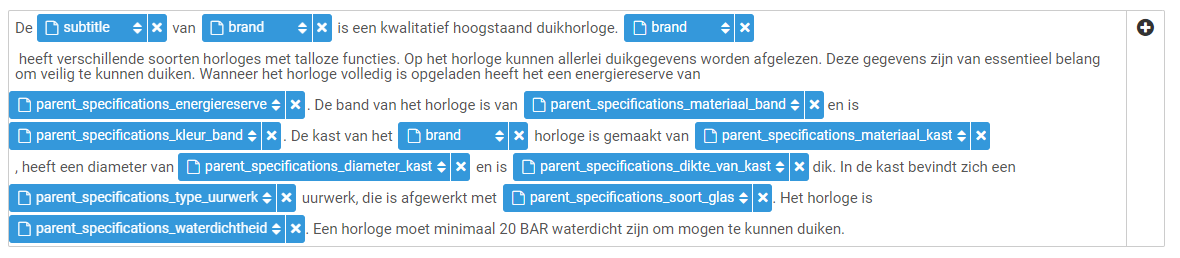 Screenshot met gemarkeerde zoektermen in een Google Ads-rapport