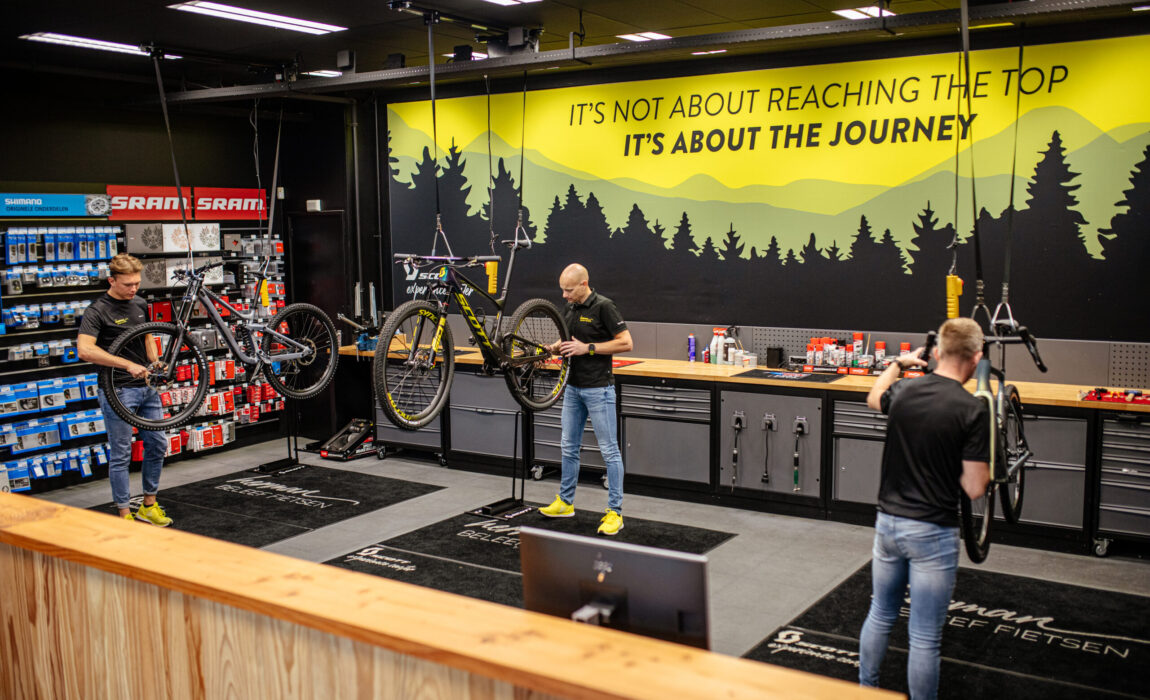 Herman Beleef fietsen winkel