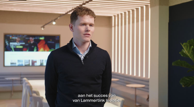 Videostill uit het succesverhaal van Lammertink Isolatie